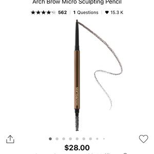 Hourglass Arch Brow Micro Sculpting Pencil Ash NIB